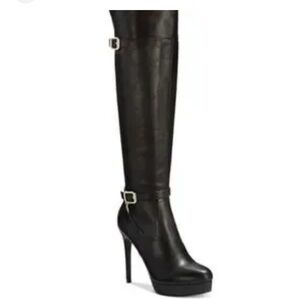 Thalia Sodi Black Women's Boots thigh high size 5.5